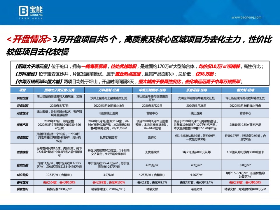 深圳宝能公馆开盘前营销执行案