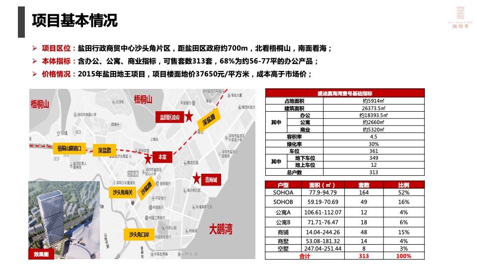 深圳盛迪嘉海湾里大厦营销执行策略-房地产-盐田市场竞品-项目推售定价策略