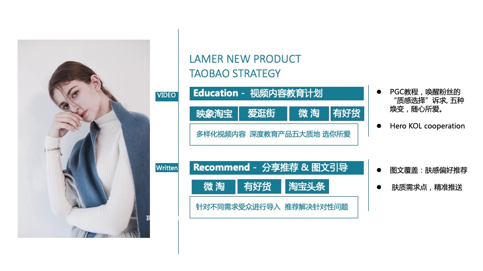 La mer 美妆护肤淘宝视频合作方案