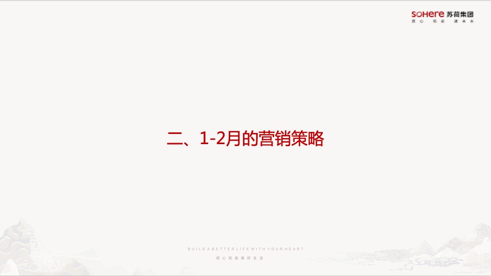 苏荷象湾壹号项目1-2月推广方案