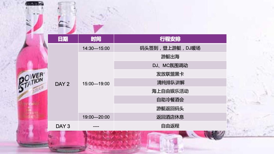 动力火车品牌浙江游艇派对活动策划方案