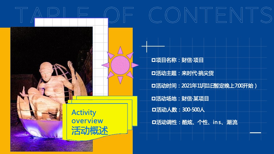 地产项目双十一尖货拍卖会暨示范区开放（来时代·挑尖货主题）活动策划方案