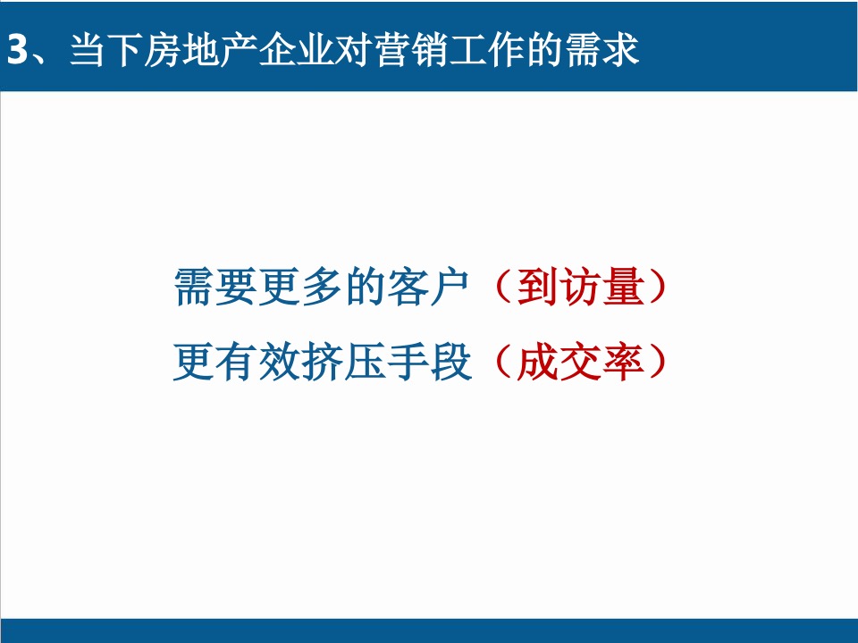 地产决战案场营销培训资料