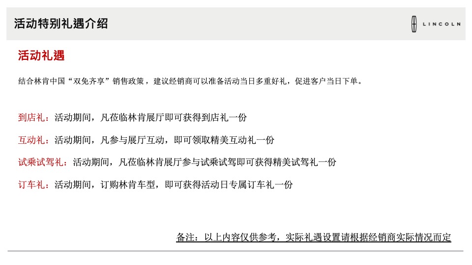 4月林肯致礼春日展厅活动执行手册
