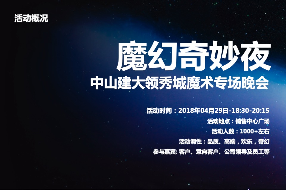 建大领袖魔幻之夜策划案