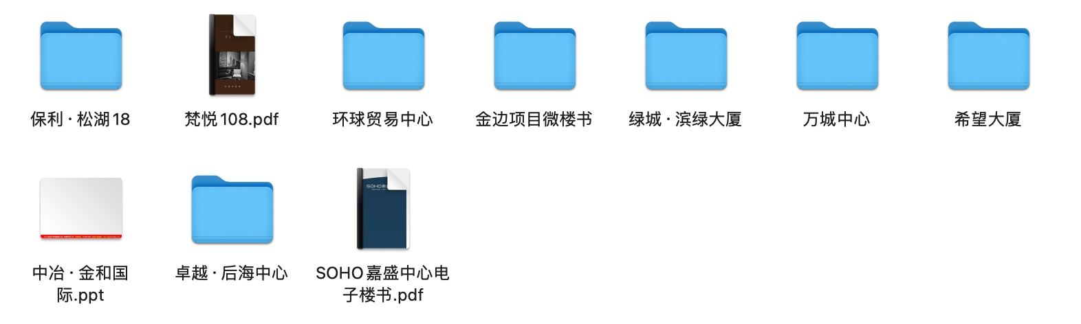 【地产物料】8大类别、100+项目微楼书合集