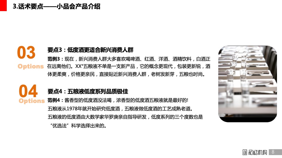 白酒五粮液低度系列营销话术使用规范