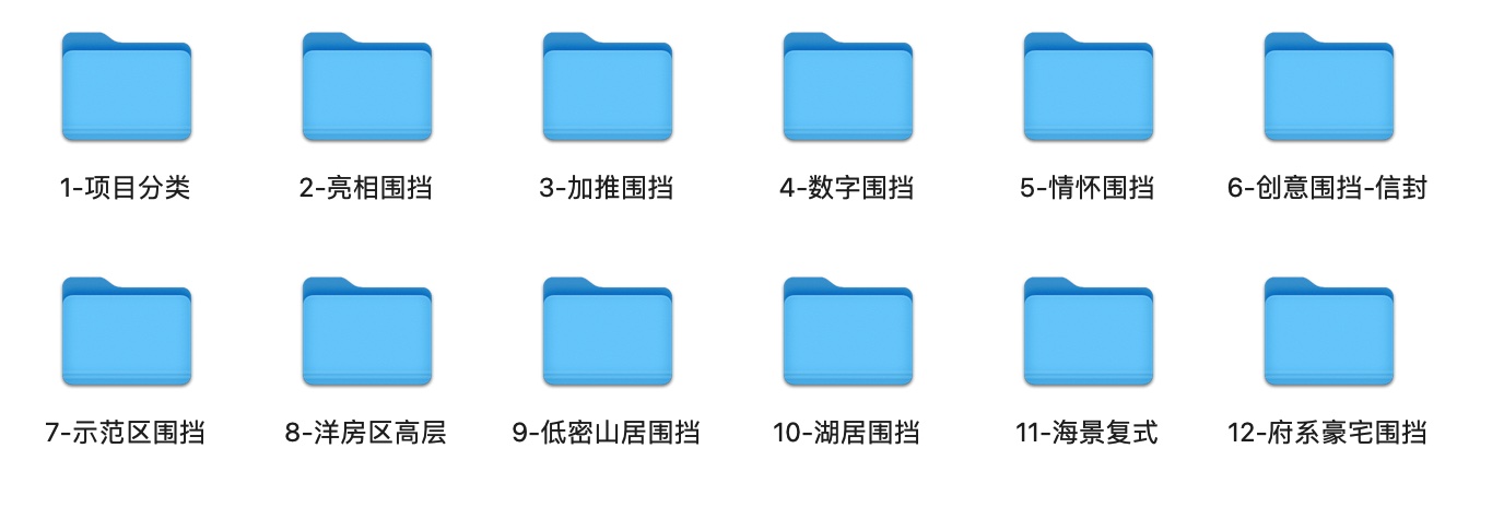 【地产物料】地产工地围挡参考大合集