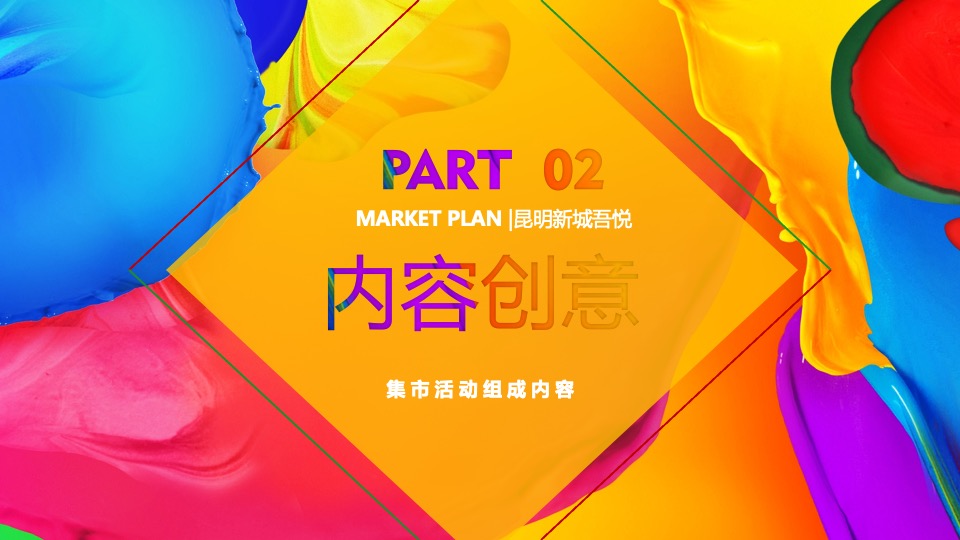 昆明新城吾悦市集活动方向推荐案