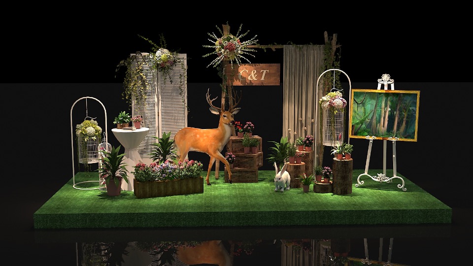 商业地产春季花艺主题美陈合集方案