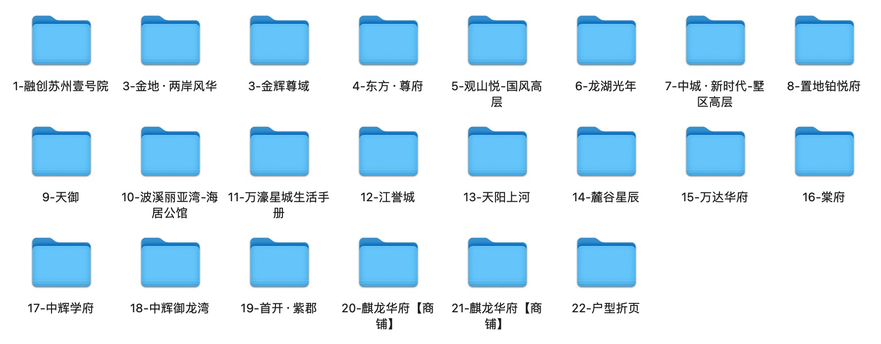 【地产物料】8大类别、110余项目折页合集！