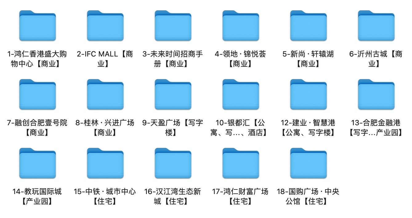【地产物料】8大类别、110余项目折页合集！