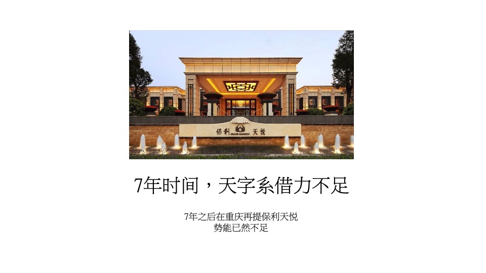 重庆保利天悦年度推广提报