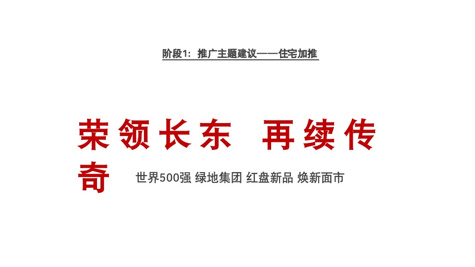 湖州绿地雲上府下半年推广提报
