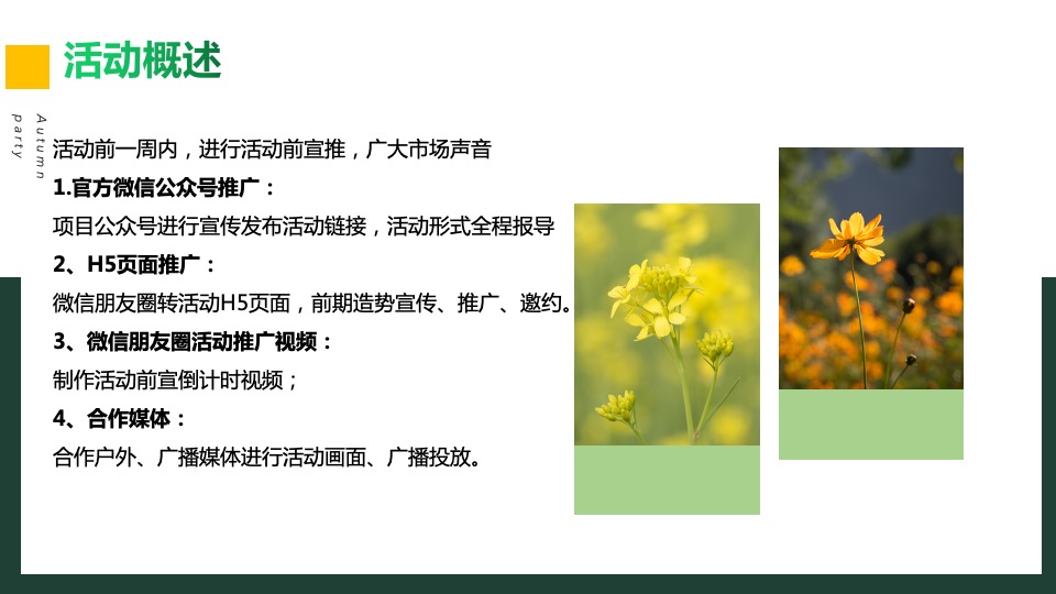 地产项目春季三月月度系列暖场（以鲜花·遇见美好主题）活动策划方案
