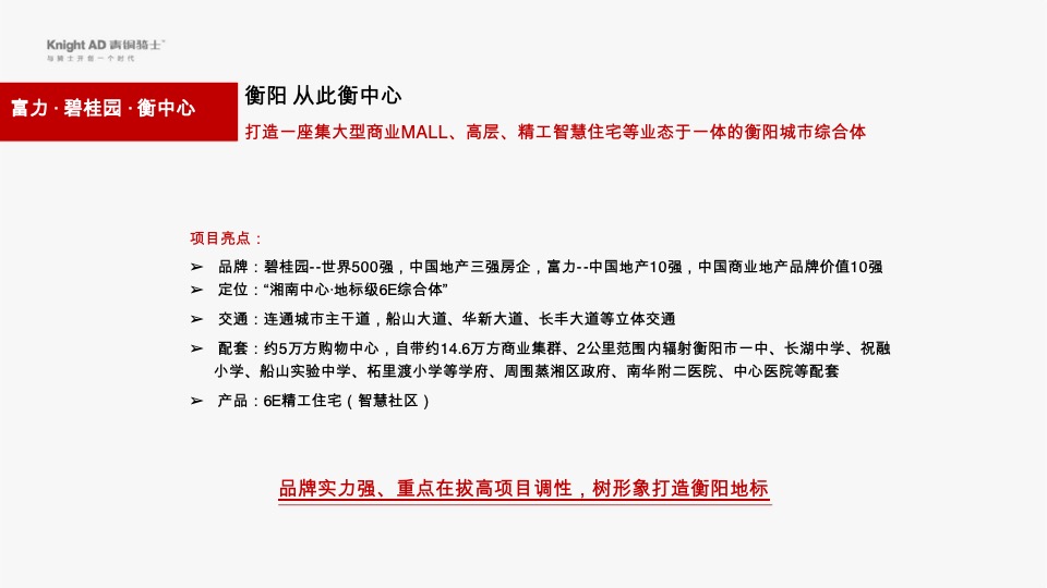 衡阳当代上品整合推广策略方案
