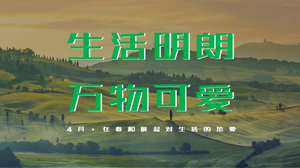 地产项目4月春日生活节（生活明朗·万物可爱主题）活动策划方案