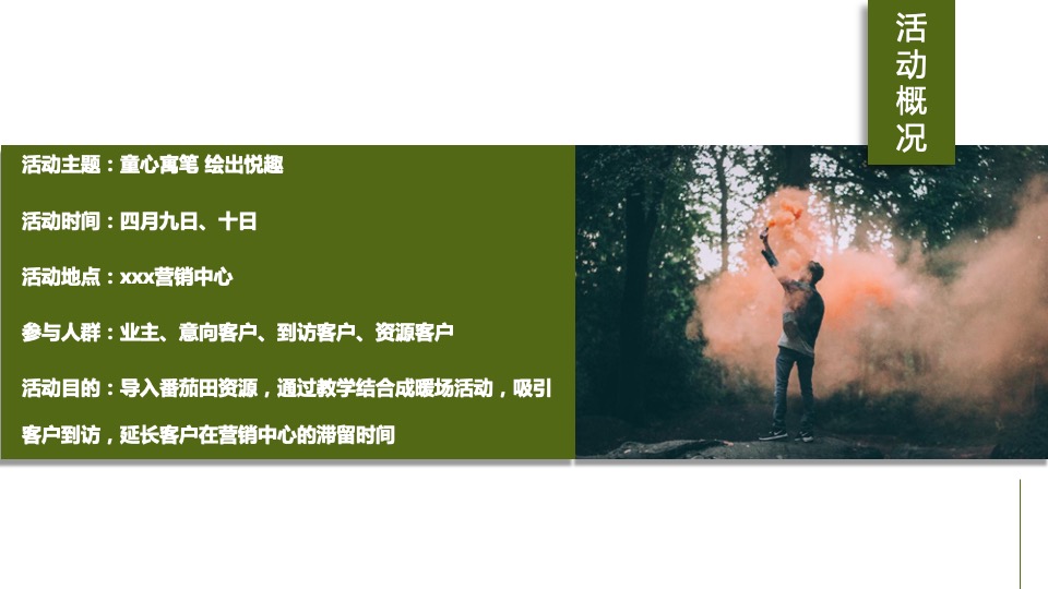 地产项目春季4月月度暖场（人间四月·慢享时光主题）活动策划方案