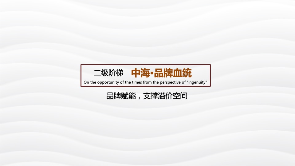 中海·华樾整合推广提报