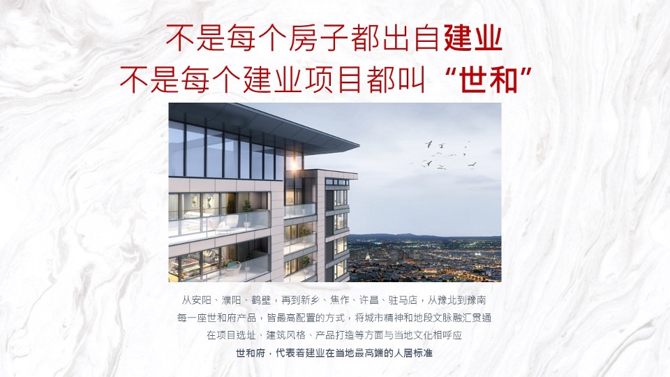 【豪宅】建业世和府开盘前推广策略提报