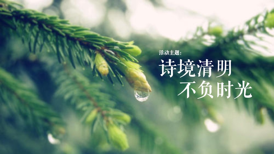 地产项目4月清明节暖场（诗境清明·不负时光主题）活动策划方案