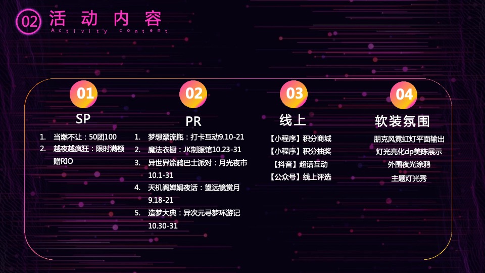 商业广场夜经济（造梦无界主题）活动策划方案