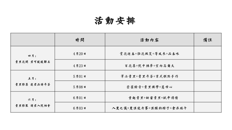 地产项目春日4-6月系列暖场（最是一年春好处主题）活动策划方案