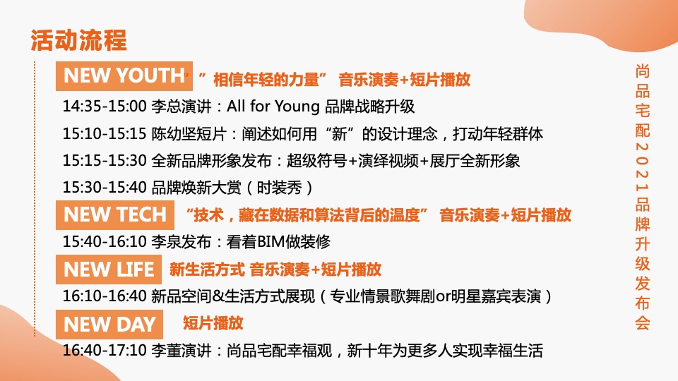 尚品宅配家居品牌升级发布会活动策划方案