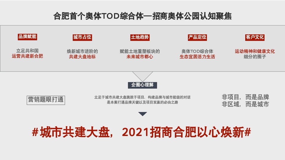 合肥招商奥体公园TOD项目首开前执行推广思考