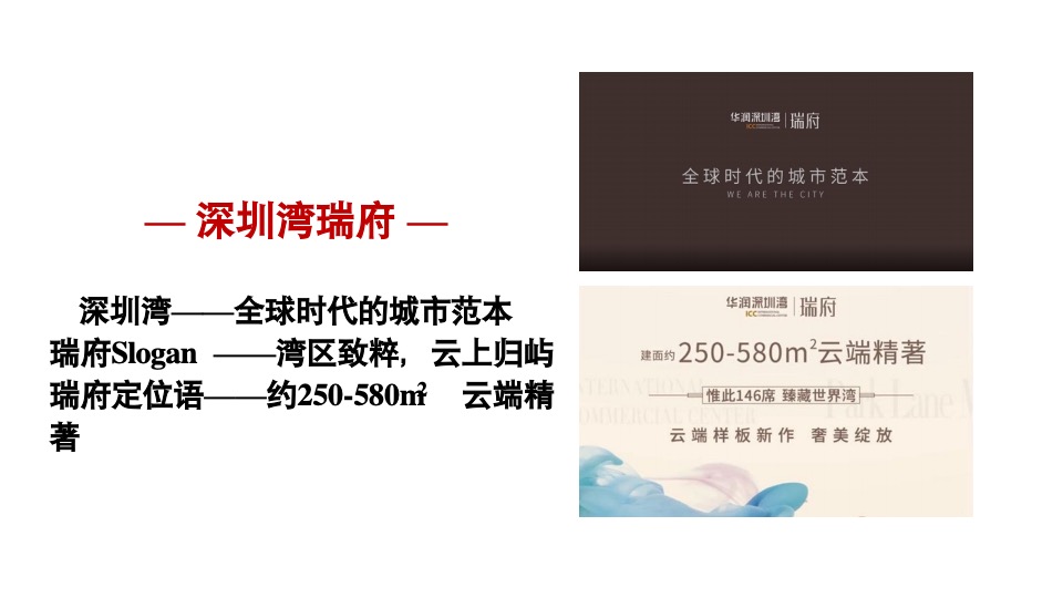 华润·瑞府整合推广案（中标）