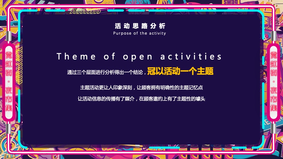 商业广场霓虹夜市集（霓虹云景·拾里夜巷主题）活动策划方案