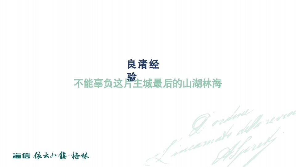 海信依云小镇上半年推广策略