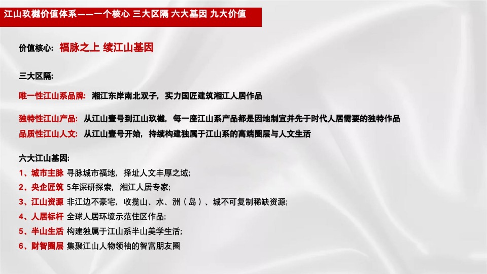 中建·江山玖樾年度提报