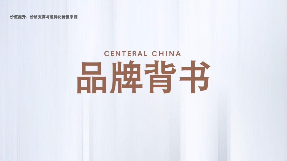 中建滨水苑年度提报方案