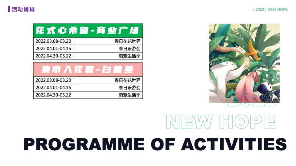 商业广场春日户外美好生活季（春日花花世界主题）PR+SP活动策划方案