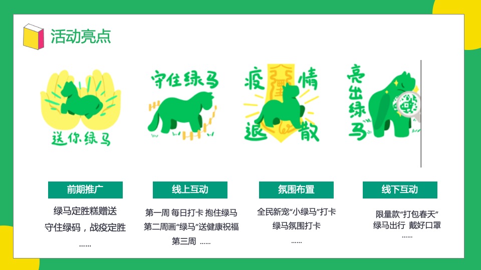 地产项目绿色主题嘉年华（抱住绿马·元气满满主题）活动策划方案