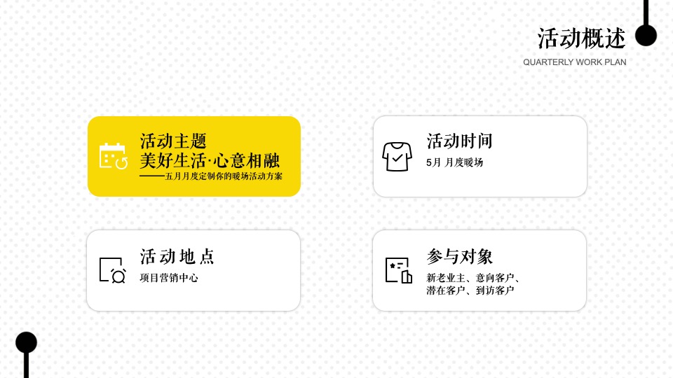 地产项目五月月度系列暖场（美好生活·心意相融主题）活动策划方案