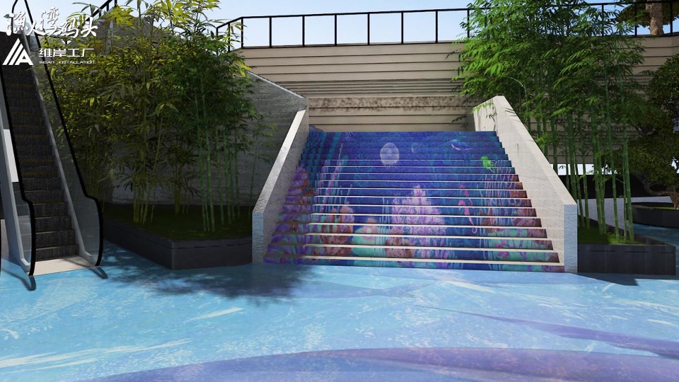 商业广场夏季美陈（渔人湾码头主题）包装方案