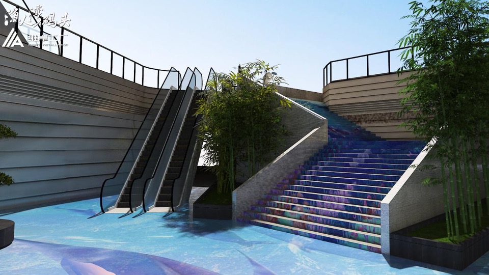 商业广场夏季美陈（渔人湾码头主题）包装方案