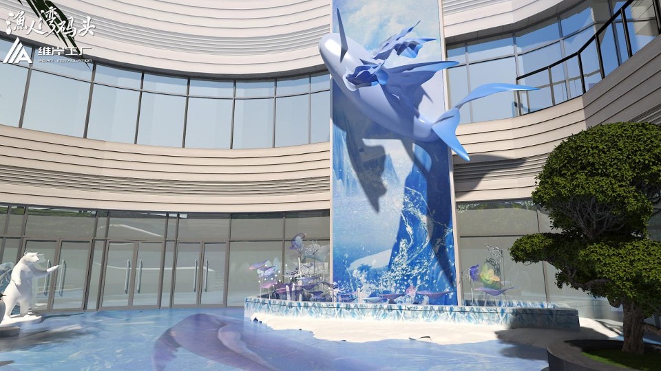 商业广场夏季美陈（渔人湾码头主题）包装方案