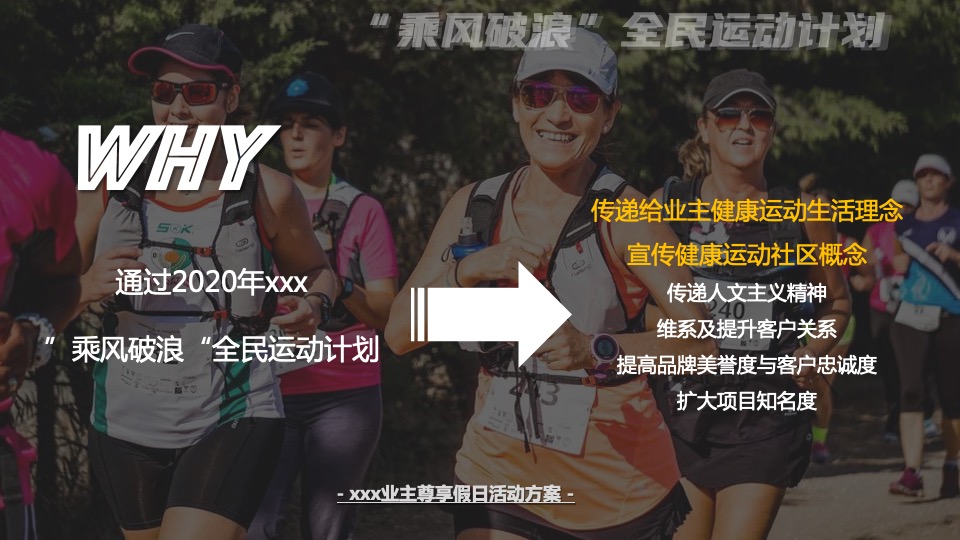 地产项目业主尊享假日（乘风破浪 全民运动计划主题）活动策划方案