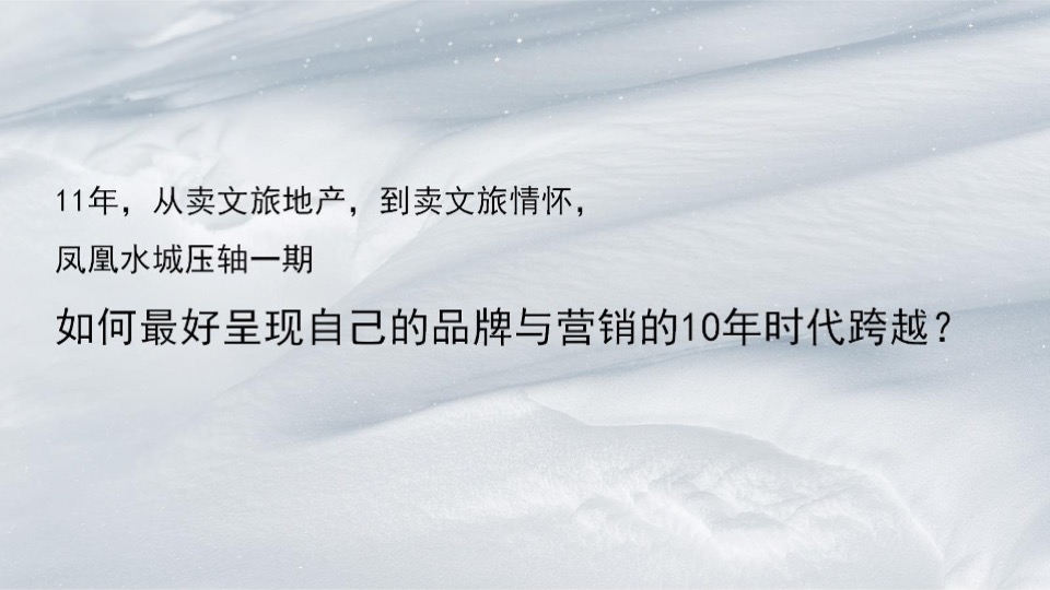 三亚翠屏·凤凰海岸全新形象及营销推广沟通
