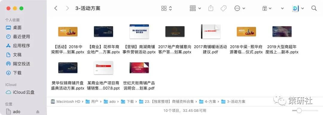 地产学习资源包 | 最全商铺推广资料大合集（13.8G)