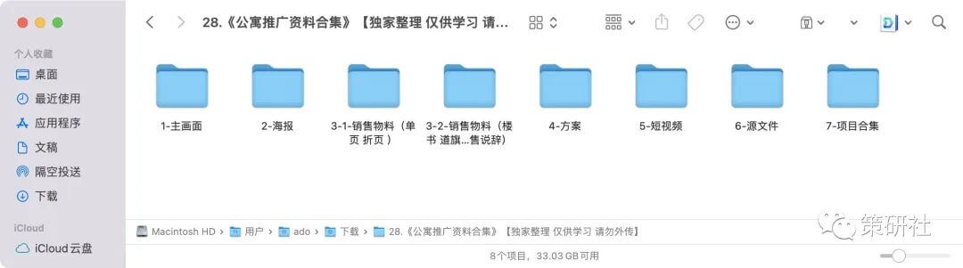 【地产资料】7大类别、共11.4G公寓推广资料合集！
