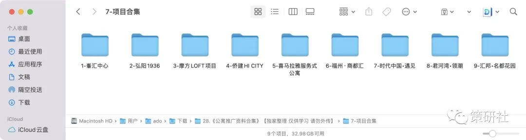 【地产资料】7大类别、共11.4G公寓推广资料合集！