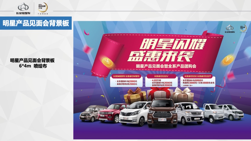 长安睿行S50V明星产品团购会执行手册