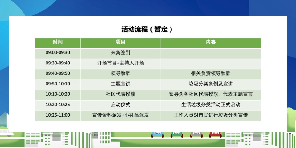 城市生活垃圾分类进社区（拥抱绿色生活主题）活动策划方案