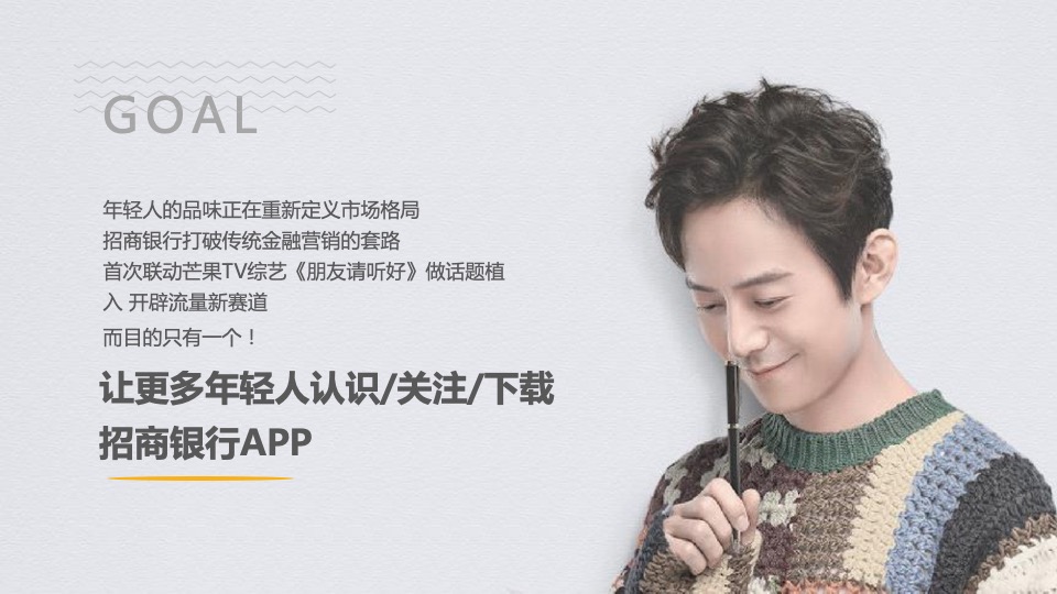 招商银行 x [朋友请听好]综艺植入社会化传播方案