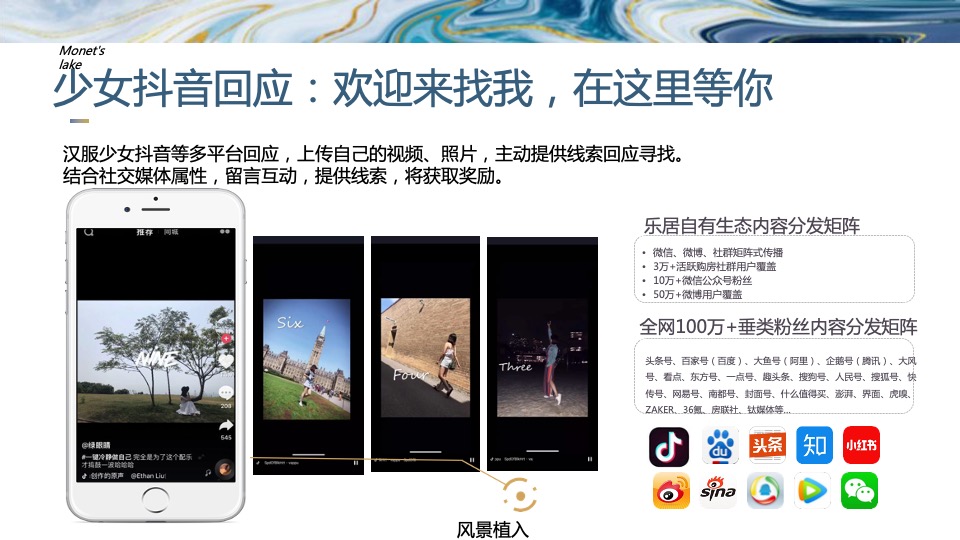 莫奈的湖线上营销炒作方案