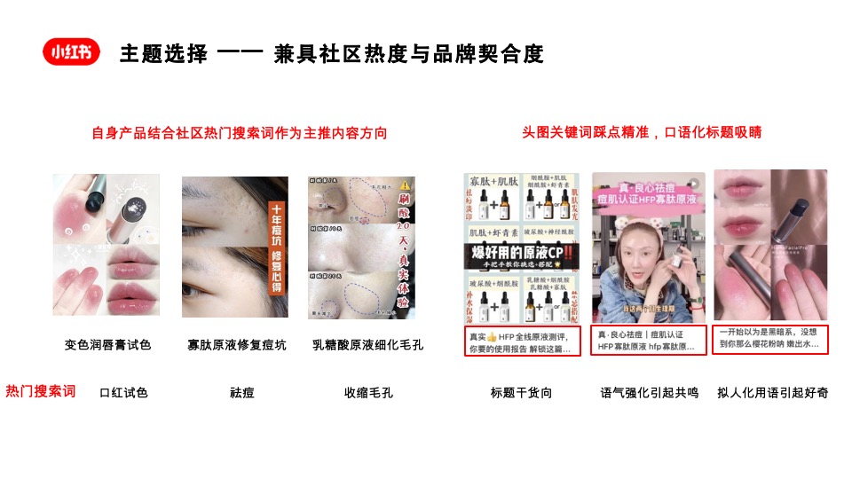 小红书护肤类优秀案例参考